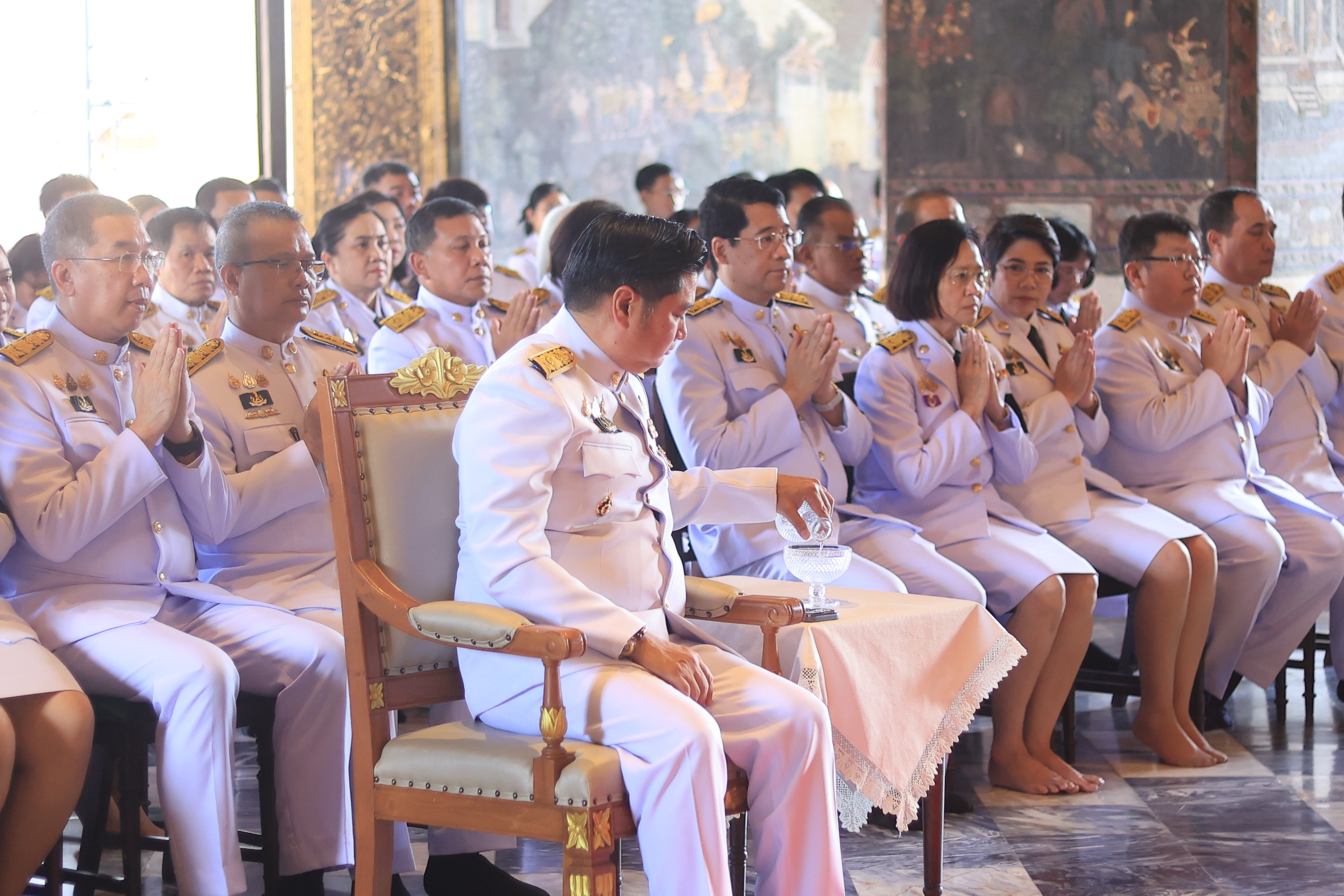 title - ส.ป.ก. ร่วมพิธีสวดพระพุทธมนต์ถวายเป็นพระราชกุศล เนื่องในวันคล้ายวันสวรรคตสมเด็จพระนางเจ้าสิริกิติ์ พระบรมราชินีนาถ พระบรมราชชนนีพันปีหลวง 24 ตุลาคม 2569